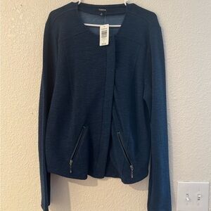 Torrid Deep Blue Zip-Up Jacket